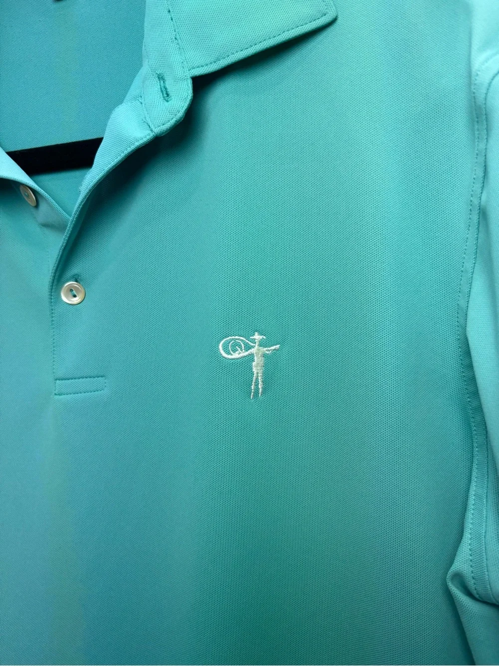 Peter Millar Summer Comfort Polo Shirt Men’s Small Turquoise Short Sleeve Golf
